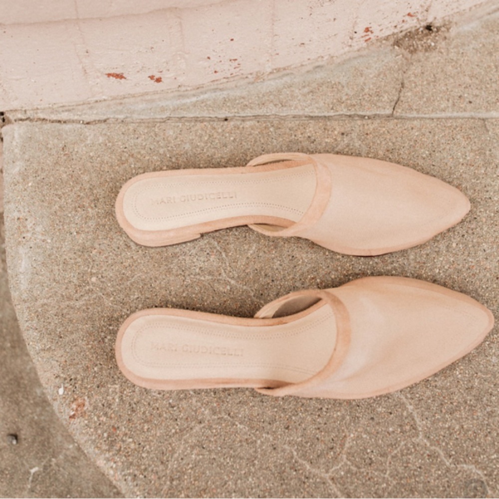 Mari Giudicelli Brisa Mesh Flat Mules
